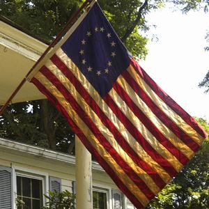 Heritage Antiqued Cotton Betsy Ross Flag 3 x 5 Ft